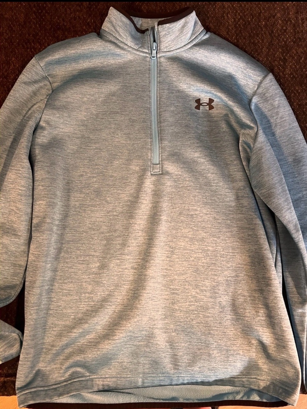 Under Armour Men’s Light Blue Quarter-Zip Performance Sweater Medium